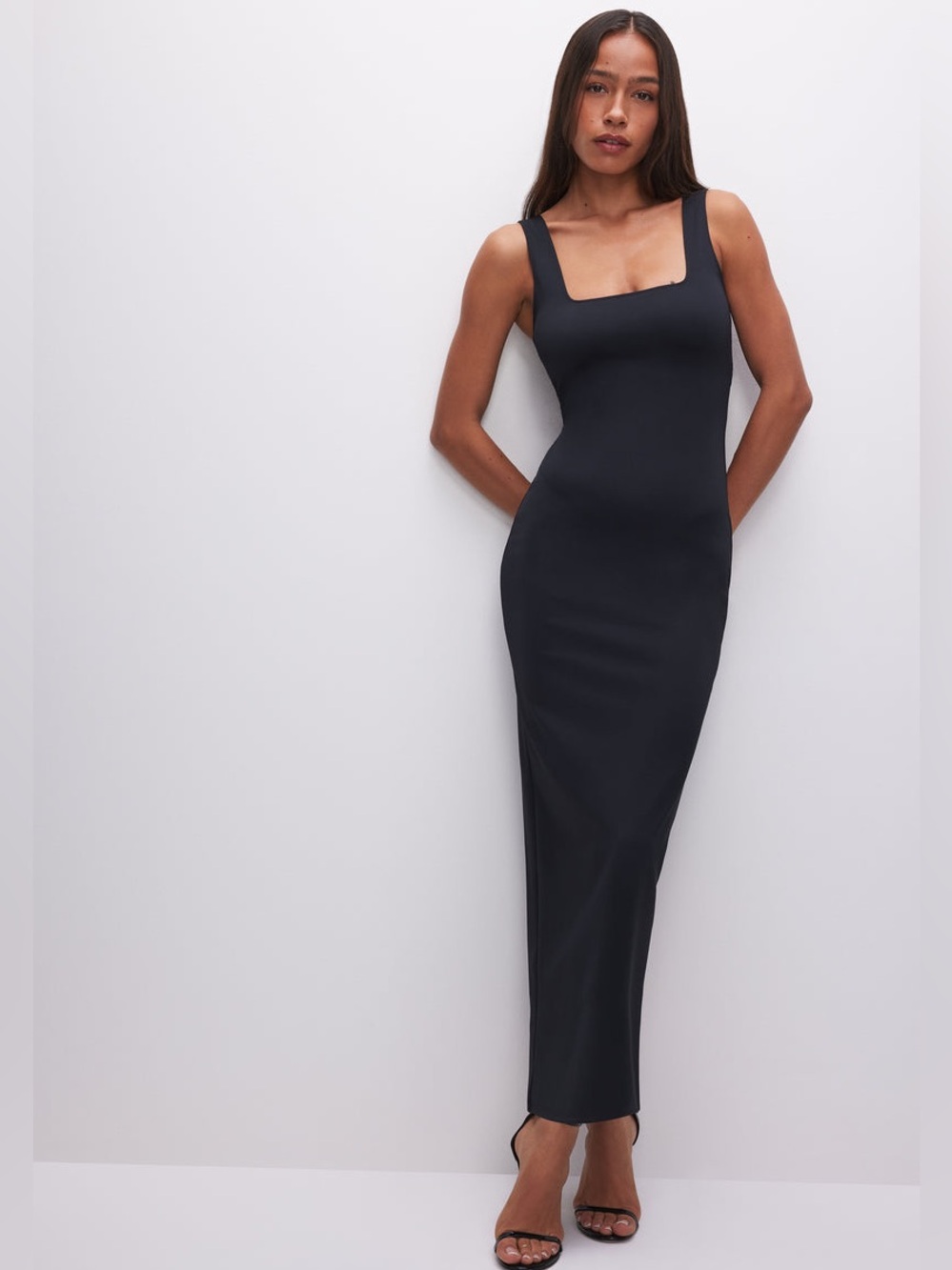 Good American Sculpting Modern Tank Maxi Dress XS